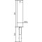 Stainless steel post |  204 mm | removable, with Euro profile cylinder lockthree keys, self-engaging lockwith hot-dip galvanized ground socket part-no. 470.10 | height above ground approx. 900 mm